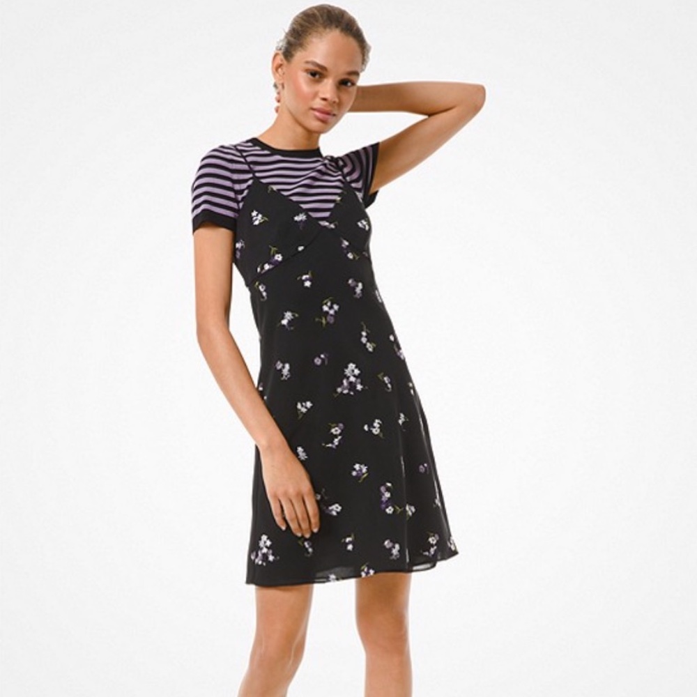 Michael Kors Floral Slip Dress